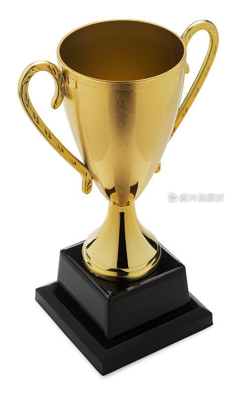 Award Cup孤立的白色